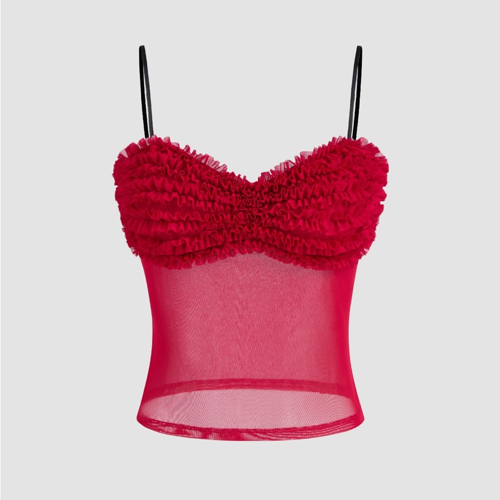 Cider Pink Sheer Camisole